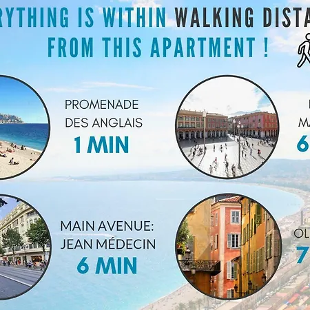 Nestor&jeeves - Massenet Pietonne - Central - Very Close Sea - Pedestrian Zone Appartement